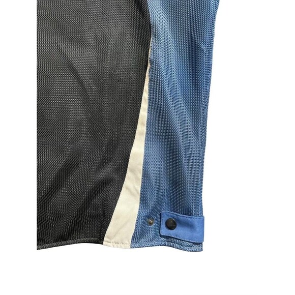 Alpinestars armored Motorcycle jacket black white Blue Tares Ware XL - Picture 12 of 16